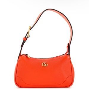 Never used Gucci Aphrodite mini orange shoulder purse
